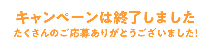 キャンペーンは終了しました